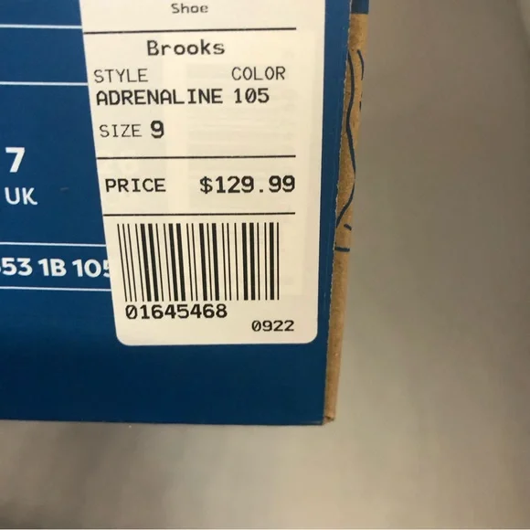 NIB Brooks Adrenaline GTS 22 purple and white tennis shoes multi size - Picture 7 of 9